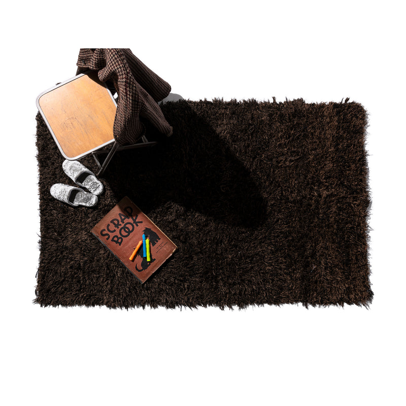Recycle Selvedge Shaggy Rug / 2 Color Mix