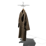 RUBBERIZED FABRIC HANGING ORGANIZER W/WIRE FRAME / COAT & JACKET