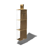 RUBBERIZED FABRIC HANGING ORGANIZER / BAG 3 Shelves