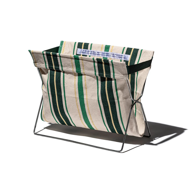 Folding Bag Storage For Cáfe / Green Stripes