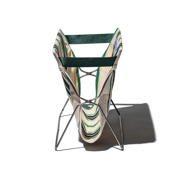 Folding Bag Storage For Cáfe / Green Stripes