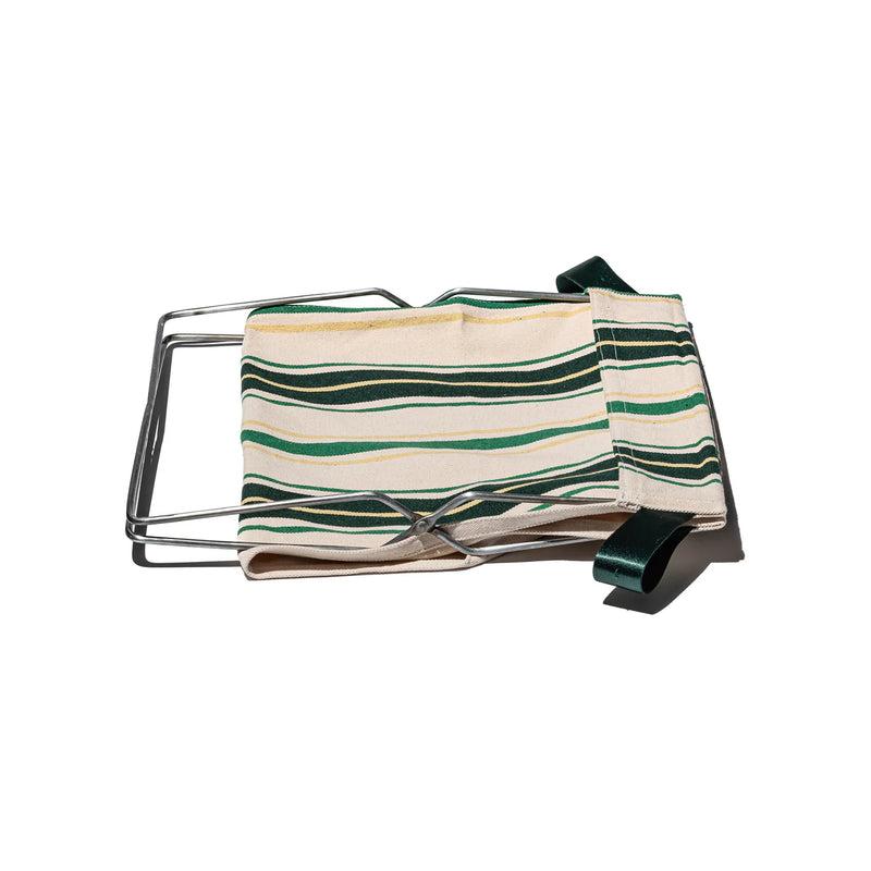 Folding Bag Storage For Cáfe / Green Stripes