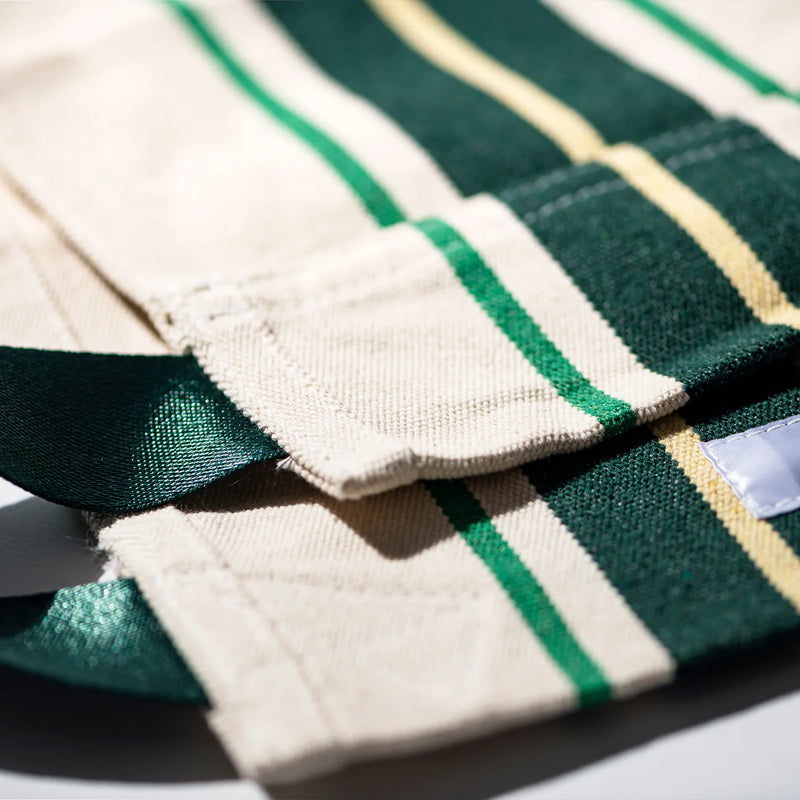 Folding Bag Storage For Cáfe / Green Stripes