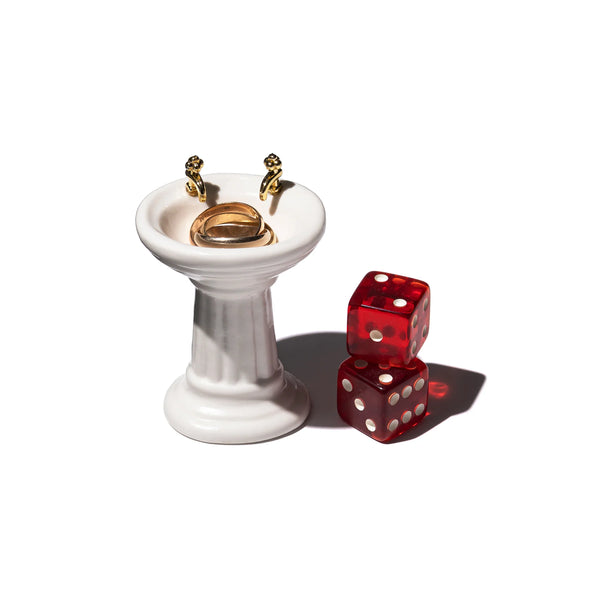 BATHROOM JEWELRY TRAY / Pedestal Sink