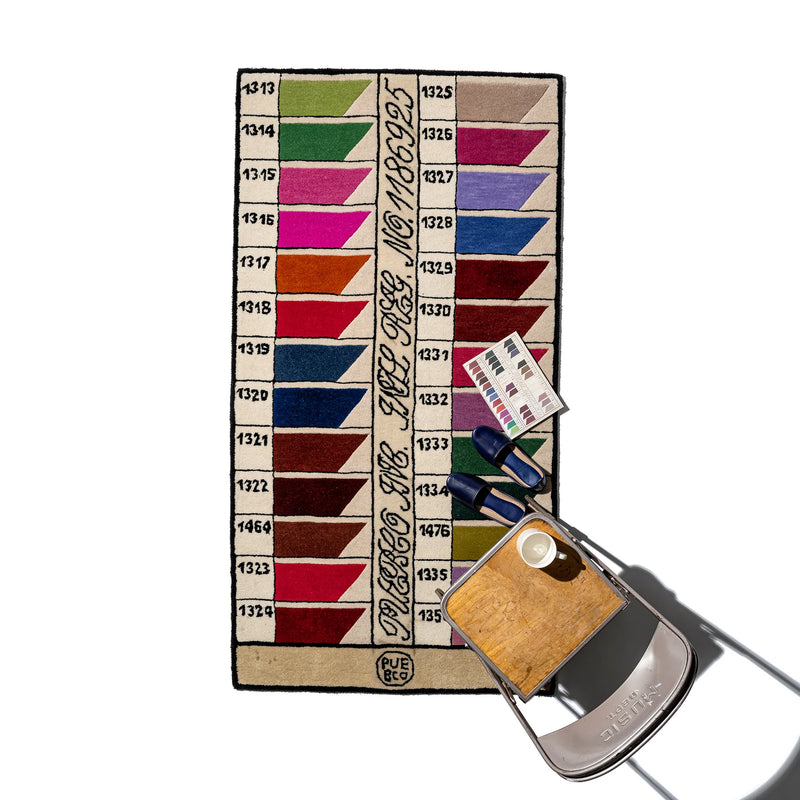 Alternate view of Puebco TUFTED RUG / COLOR SWATCH made from wool, cotton