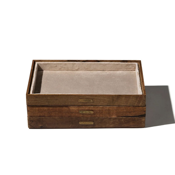 Stackable Jewelry Tray - Beige