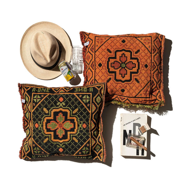 Hybrid Indian Cushion - Orange