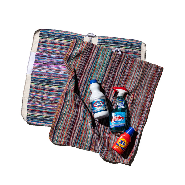 Recycle Patchwork Towel (Assort Color)