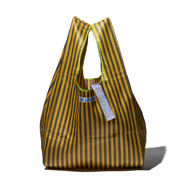 School Tie Fabric Bag - Yellow X Gray