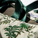 Vintage Tent Fabric with Printed Pattern Bag / Jungle