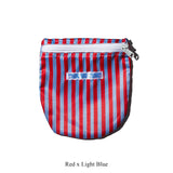 School Tie Fabric Semicircle Pouch