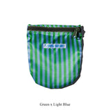 School Tie Fabric Semicircle Pouch