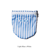 School Tie Fabric Semicircle Pouch