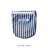 School Tie Fabric Semicircle Pouch