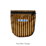 School Tie Fabric Semicircle Pouch