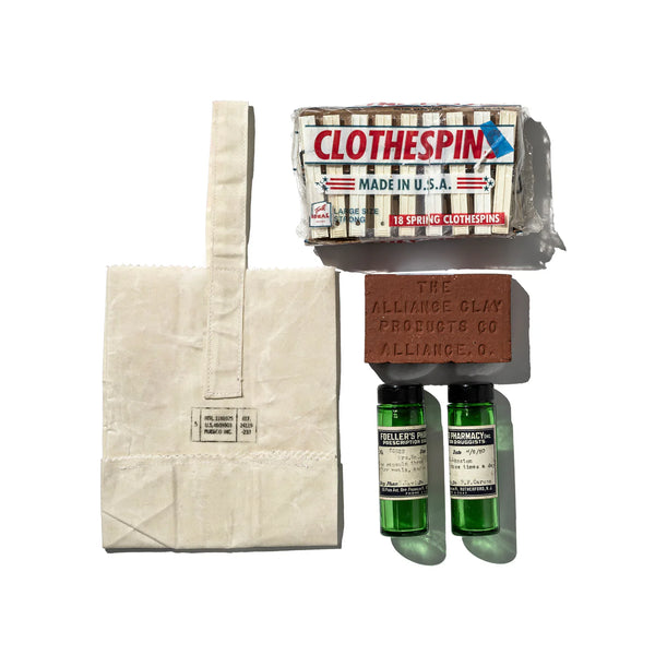 Grocery Bag With Handle / Extra Small White