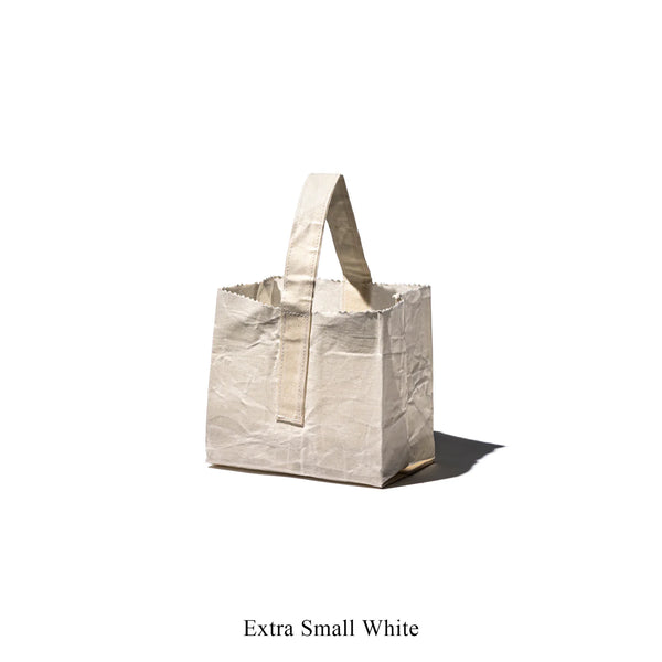 Grocery Bag With Handle / Extra Small White