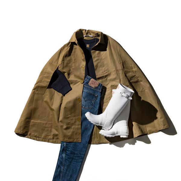 Vintage Rubberized Poncho / 01