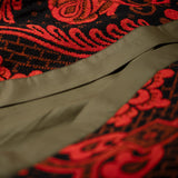 Rug Fabric Reversible Gown / Black