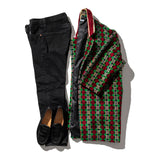 COLLARED COAT: TRUCK SEAT FABRIC