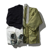 HANTEN JACKET / VINTAGE PARACHUTE OLIVE