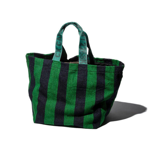 Rug Bag / Green X Navy Blue