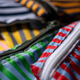 School Tie Fabric Semicircle Pouch