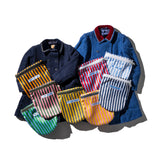 School Tie Fabric Semicircle Pouch