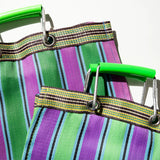 Recycled Plastic Stripe Bag / Rectangle D15