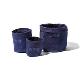 Canvas Pot Cover Large Navy