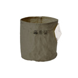 Canvas Pot Cover Large Green