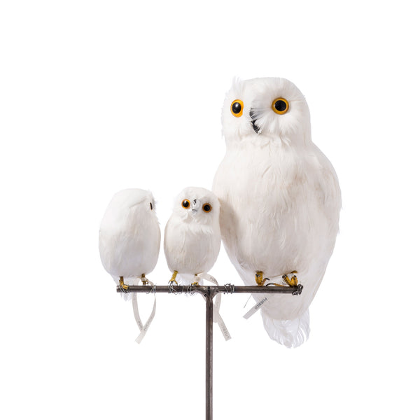 Artificial Bird - Small White Owl (Front)