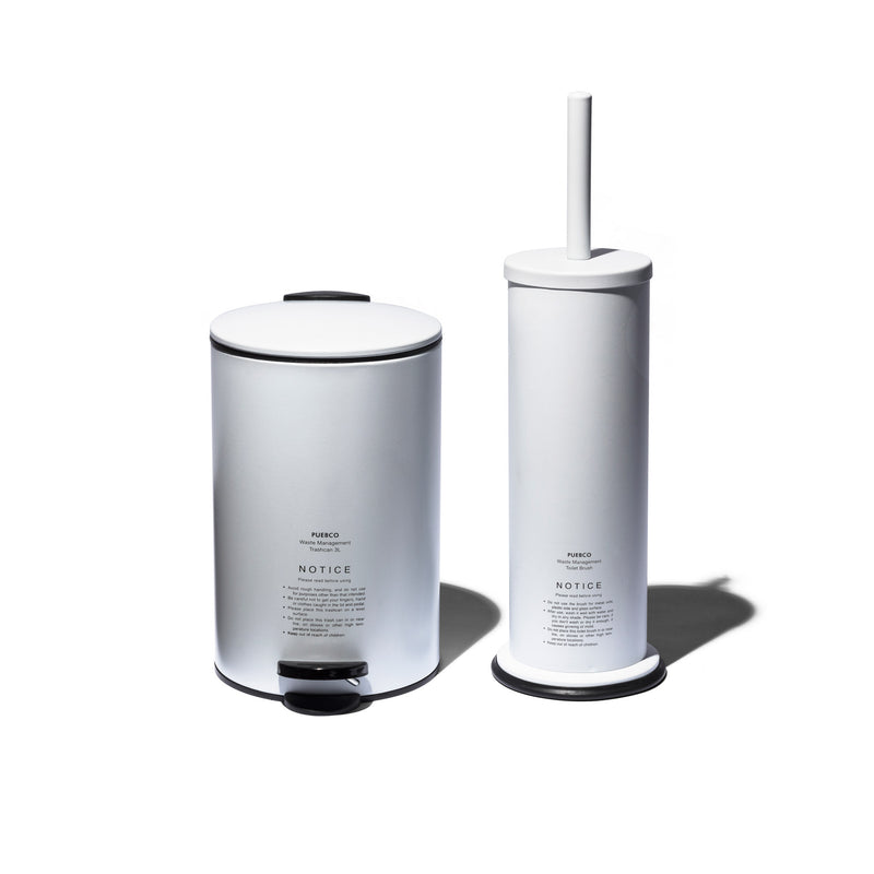 White Toilet Brush