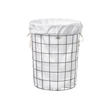 Wire Basket W/ Plain Laundry Bag - Large