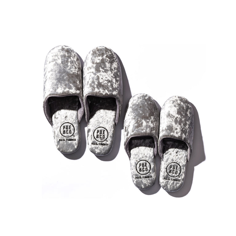 Velvet Slipper Small Silver