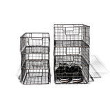 Wire Basket Shoe Box - Medium