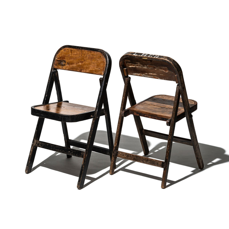 Wooden Vintage Cinema Chair