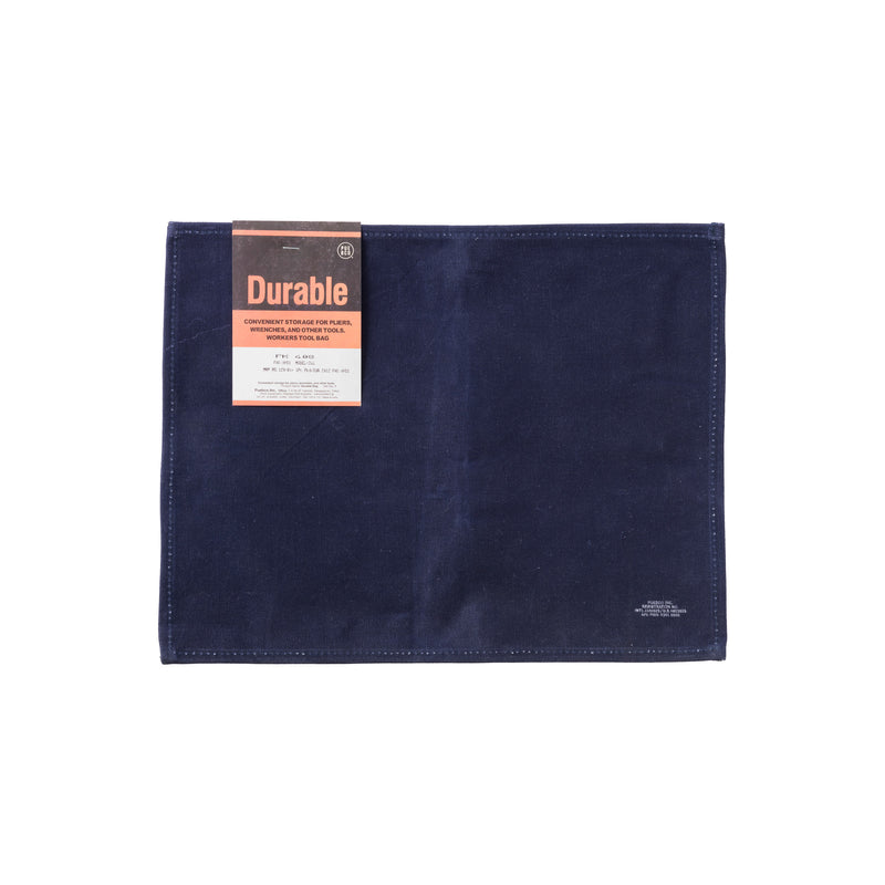 Waxed Cotton Placemat - Navy Blue