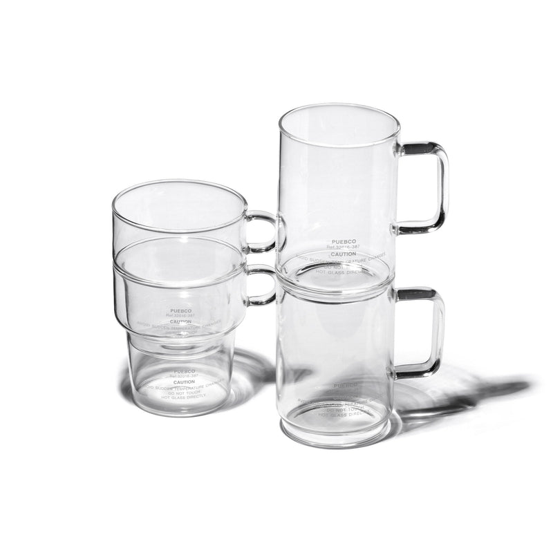 BOROSILICATE GLASS MUG / Deep Stacking