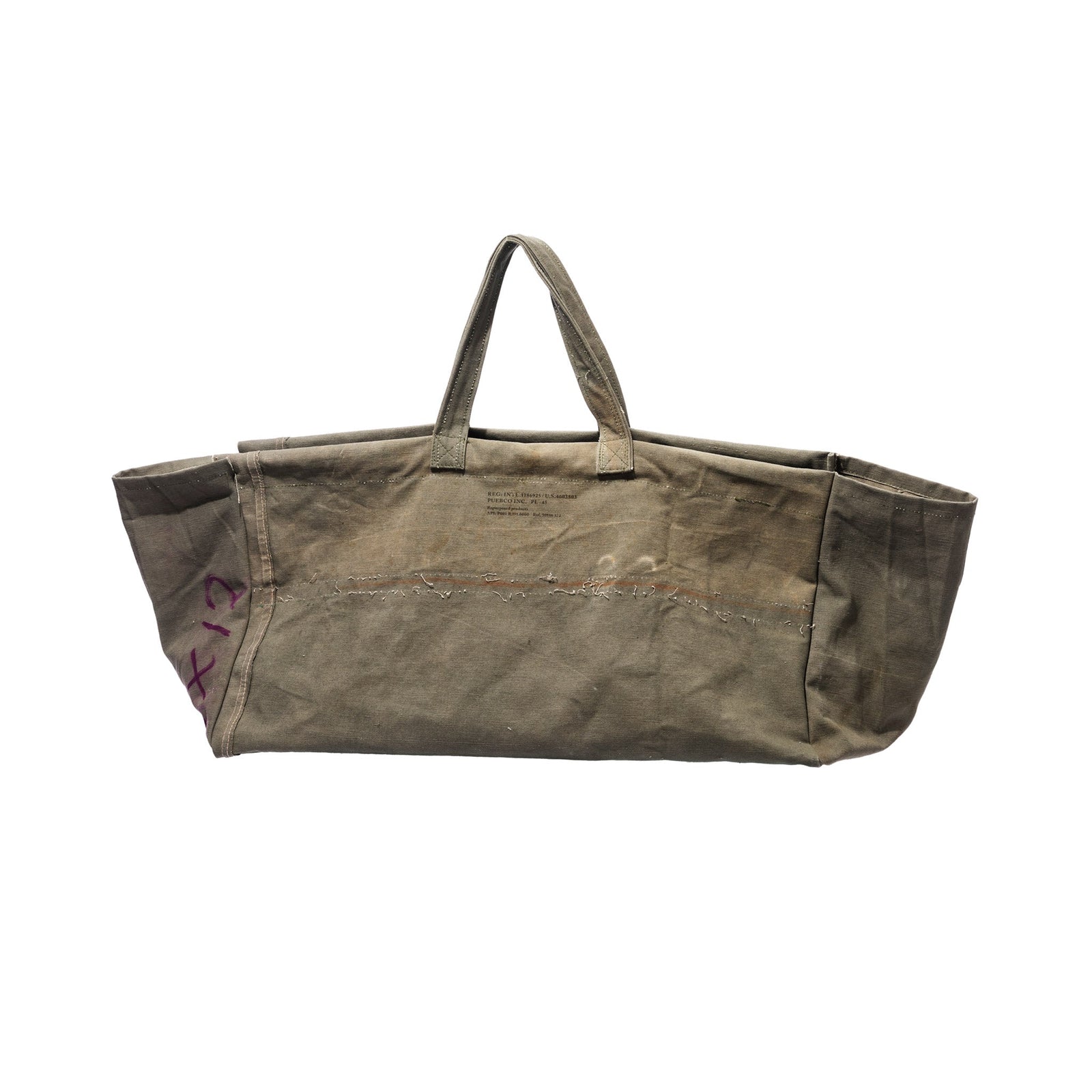 large tent bag Vintage Tent Fabric Large Bag – Puebco Canada