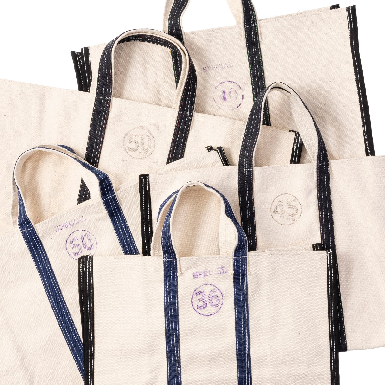 50 tote bags shop