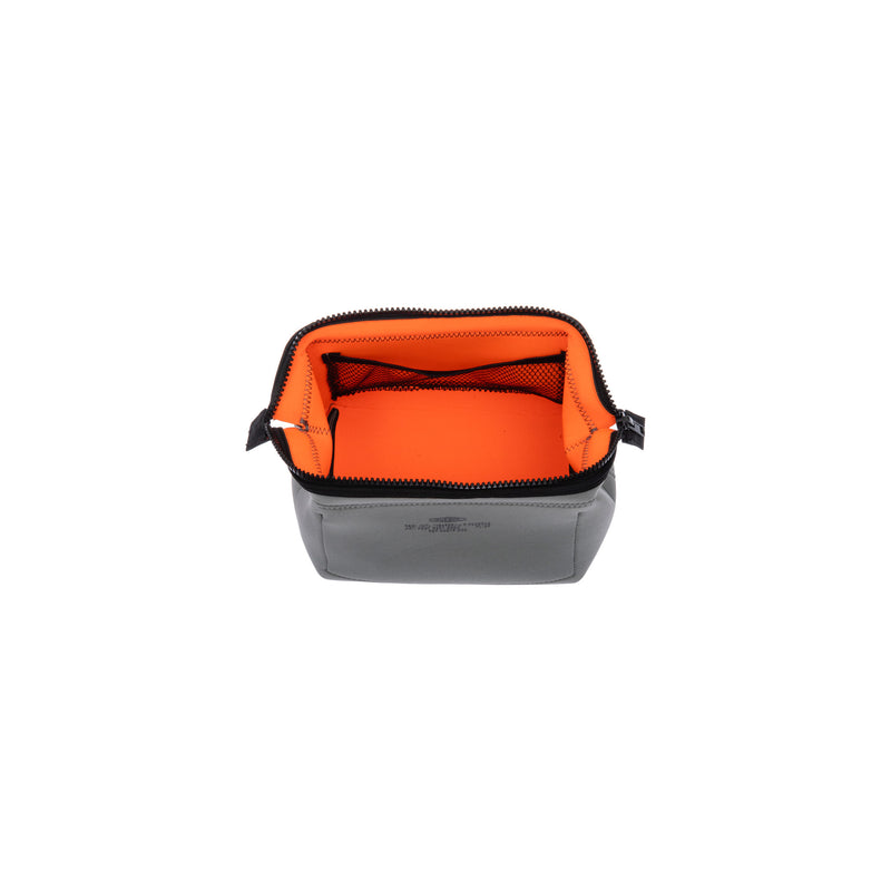 Wired Pouch Small Light Grey/Orange