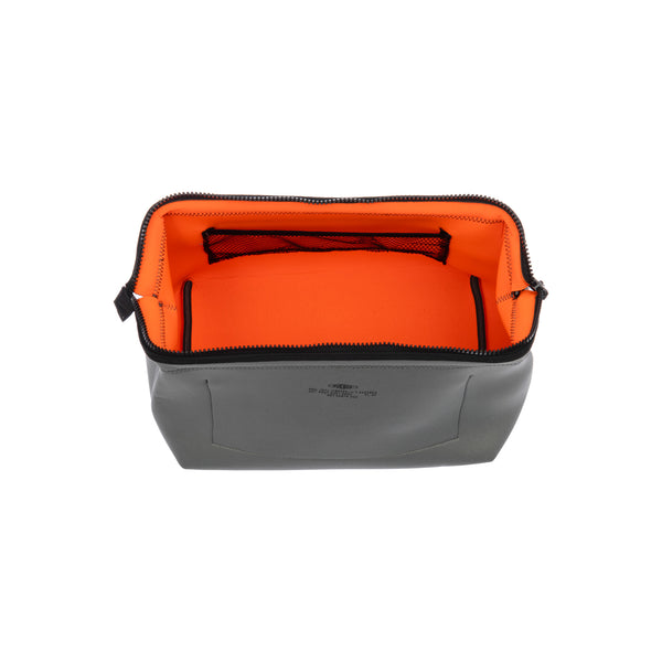 Wired Pouch Large Light Grey/Orange