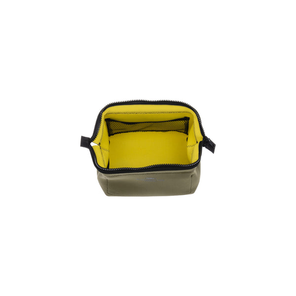 Wired Pouch Small Olive/Yellow