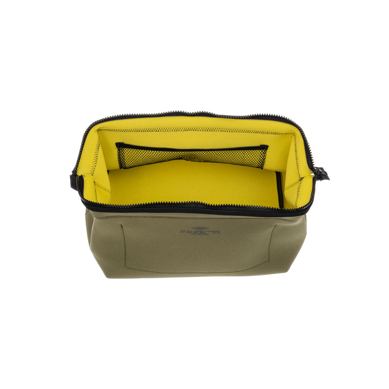 Wired Pouch Large Olive/Yellow