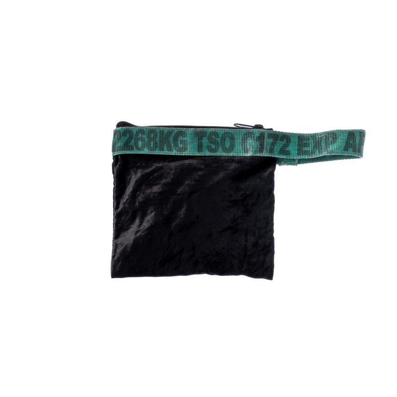 Vintage Sling Belt Pouch - Black / Green