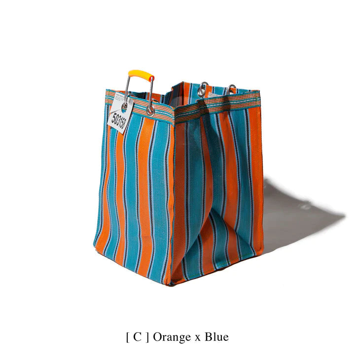 Recycled Plastic Stripe Bag - Rectangle D26