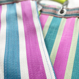 RECYCLED PLASTIC STRIPE BAG / Rectangle D15